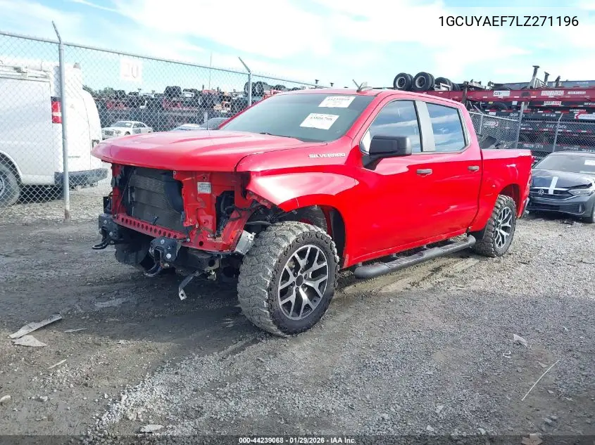1GCUYAEF7LZ271196 2020 Chevrolet Silverado 1500 4Wd Short Bed Wt