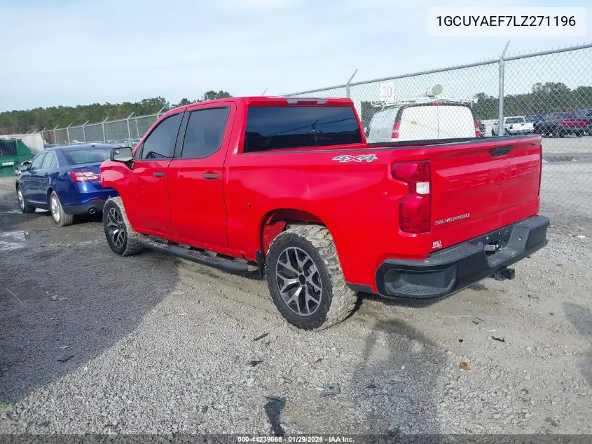1GCUYAEF7LZ271196 2020 Chevrolet Silverado 1500 4Wd Short Bed Wt