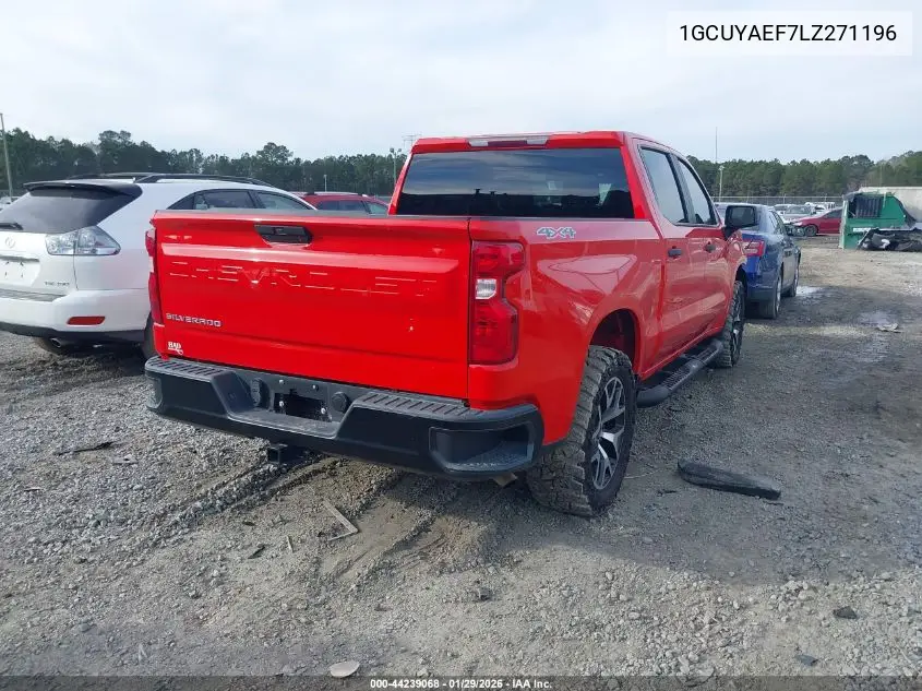 1GCUYAEF7LZ271196 2020 Chevrolet Silverado 1500 4Wd Short Bed Wt