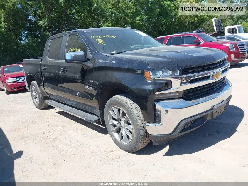 1GCPWCED0MZ396992 2021 Chevrolet Silverado 1500 2Wd Short Bed Lt
