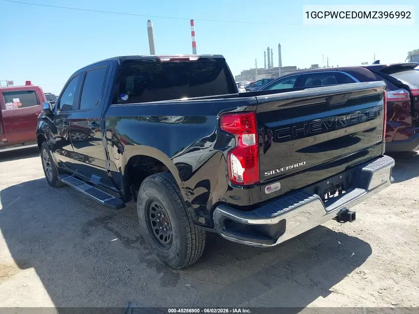 1GCPWCED0MZ396992 2021 Chevrolet Silverado 1500 2Wd Short Bed Lt