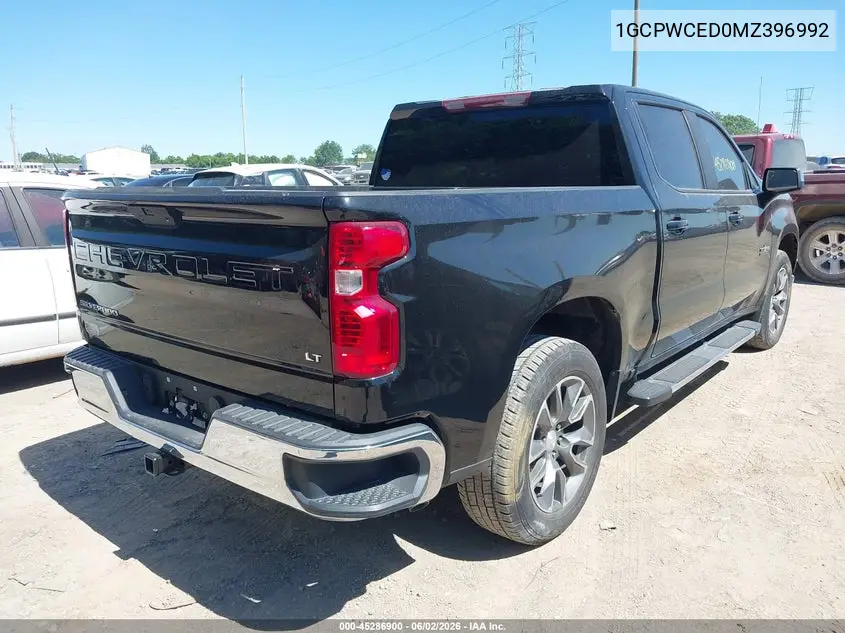 1GCPWCED0MZ396992 2021 Chevrolet Silverado 1500 2Wd Short Bed Lt