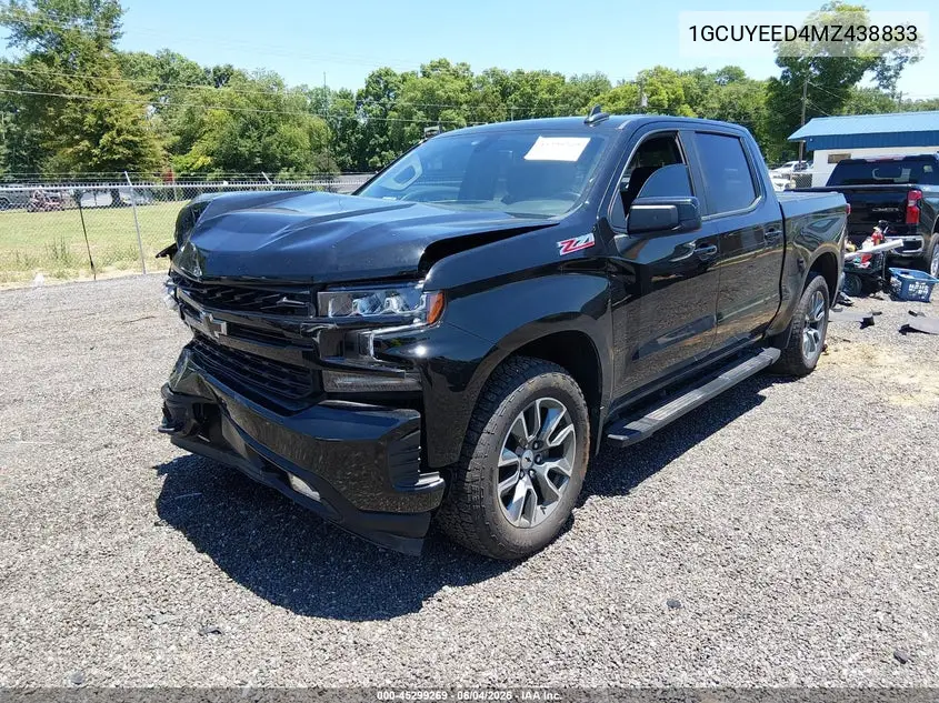 1GCUYEED4MZ438833 2021 Chevrolet Silverado 1500 4Wd Short Bed Rst