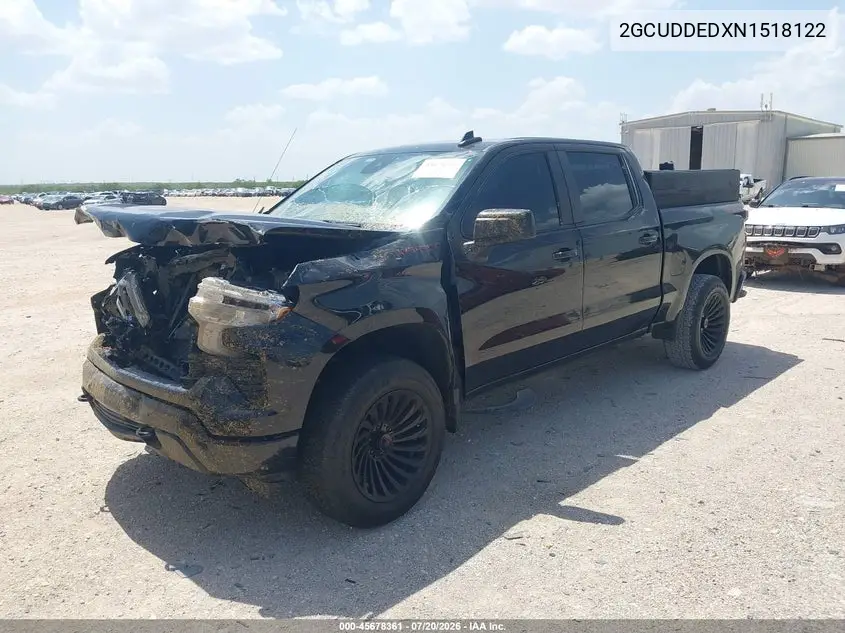 2022 Chevrolet Silverado 1500 4Wd Standard Bed Lt VIN: 2GCUDDEDXN1518122 Lot: 45678361