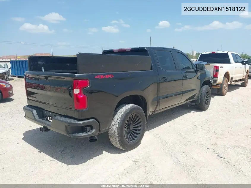 2022 Chevrolet Silverado 1500 4Wd Standard Bed Lt VIN: 2GCUDDEDXN1518122 Lot: 45678361