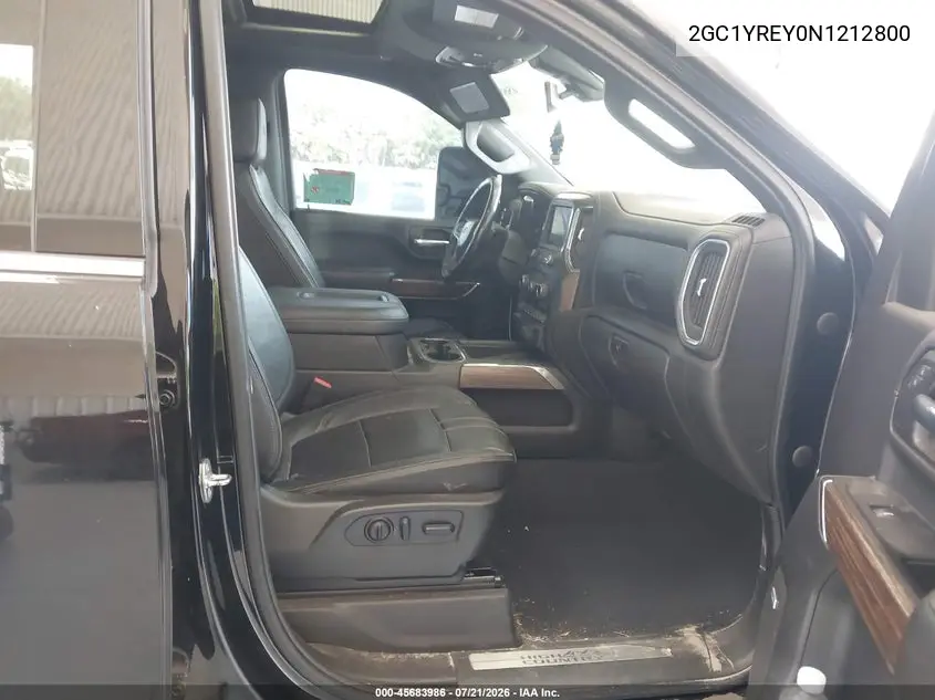 2022 Chevrolet Silverado 2500Hd High Country VIN: 2GC1YREY0N1212800 Lot: 45683986