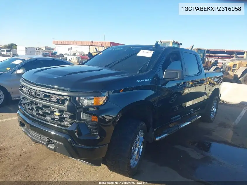 1GCPABEKXPZ316058 2023 Chevrolet Silverado 1500 2Wd Short Bed Custom