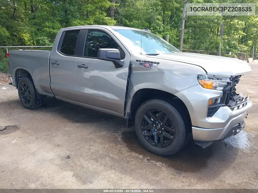 1GCRABEK3PZ208535 2023 Chevrolet Silverado 1500 2Wd Standard Bed Custom