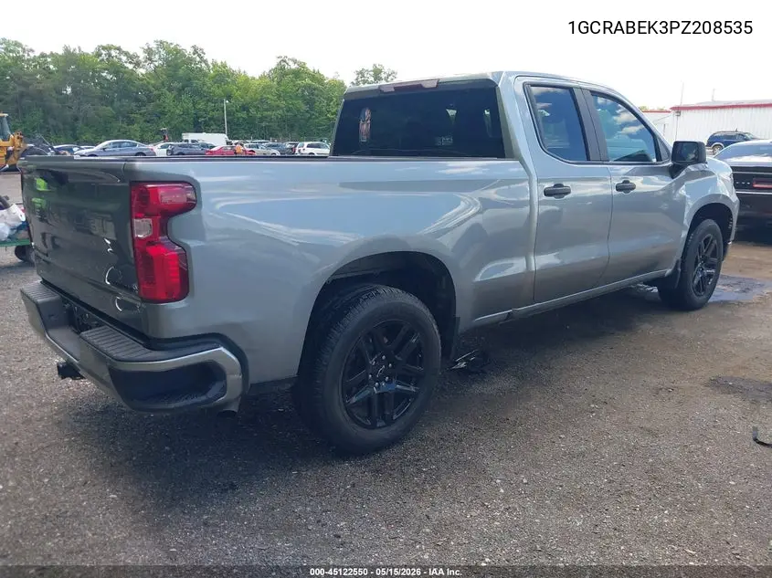 1GCRABEK3PZ208535 2023 Chevrolet Silverado 1500 2Wd Standard Bed Custom