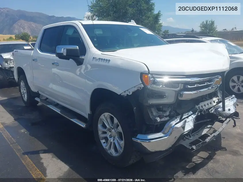 2023 Chevrolet Silverado 1500 4Wd Short Bed Ltz VIN: 2GCUDGEDXP1112068 Lot: 45661359
