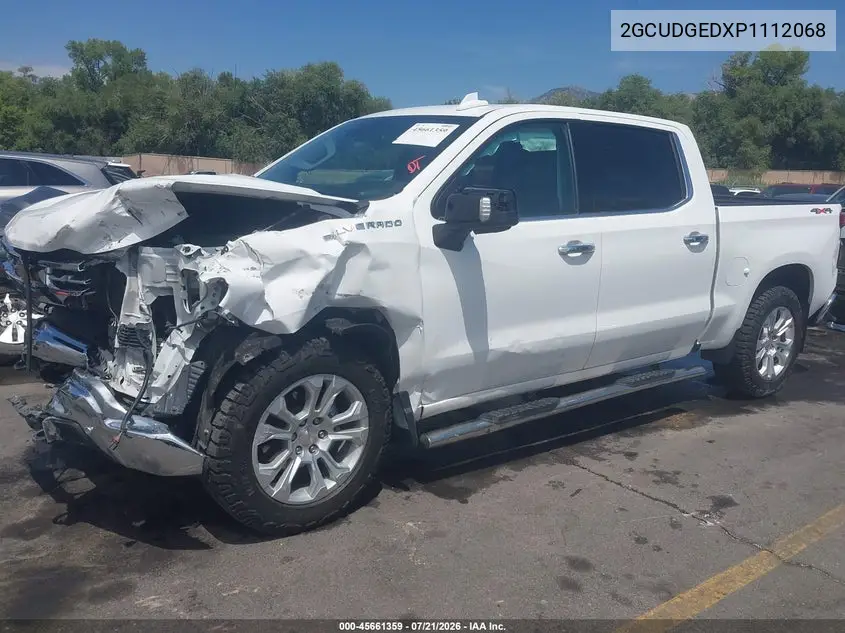 2023 Chevrolet Silverado 1500 4Wd Short Bed Ltz VIN: 2GCUDGEDXP1112068 Lot: 45661359