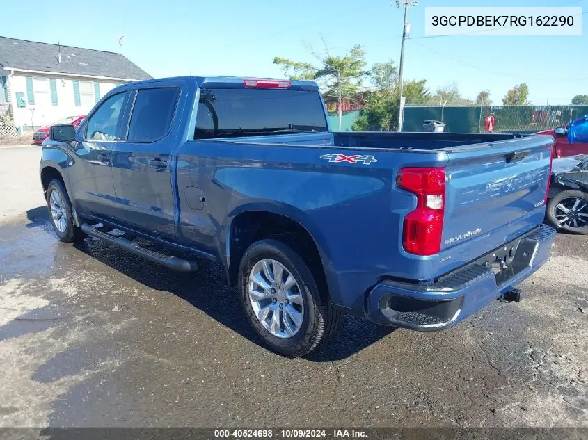 3GCPDBEK7RG162290 2024 Chevrolet Silverado 1500 4Wd Standard Bed Custom