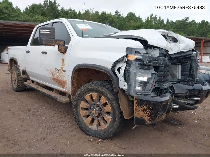 1GC1YME75RF375483 2024 Chevrolet Silverado 2500Hd 4Wd Standard Bed Custom
