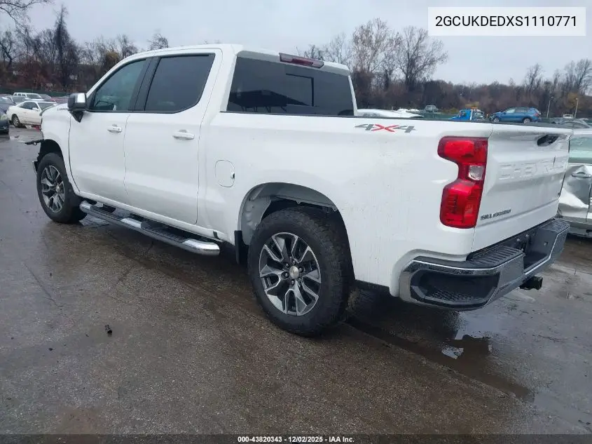 2GCUKDEDXS1110771 2025 Chevrolet Silverado 1500 4Wd Standard Bed Lt