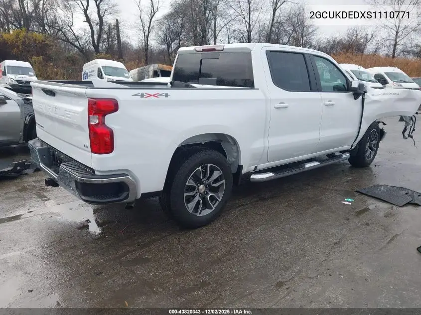 2GCUKDEDXS1110771 2025 Chevrolet Silverado 1500 4Wd Standard Bed Lt