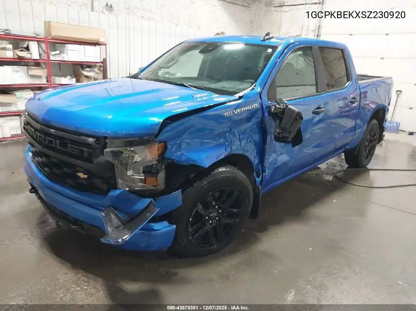 1GCPKBEKXSZ230920 2025 Chevrolet Silverado 1500 4Wd Short Bed Custom