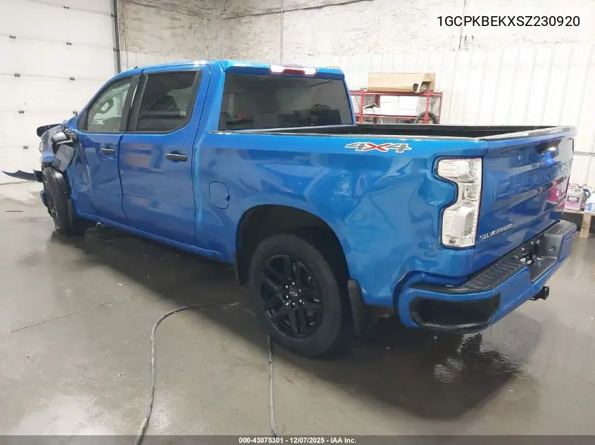 1GCPKBEKXSZ230920 2025 Chevrolet Silverado 1500 4Wd Short Bed Custom