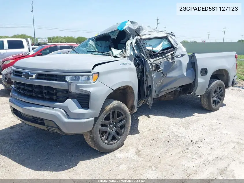 2025 Chevrolet Silverado 1500 2Wd Short Bed Rst VIN: 2GCPADED5S1127123 Lot: 45678462