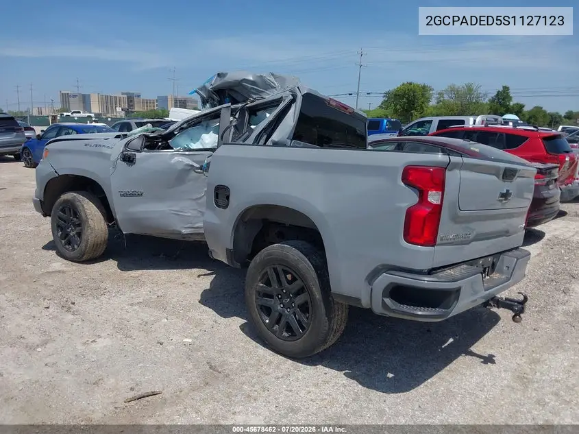 2025 Chevrolet Silverado 1500 2Wd Short Bed Rst VIN: 2GCPADED5S1127123 Lot: 45678462