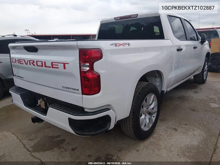 1GCPKBEKXTZ102887 2026 Chevrolet Silverado 1500 4Wd Short Bed Custom