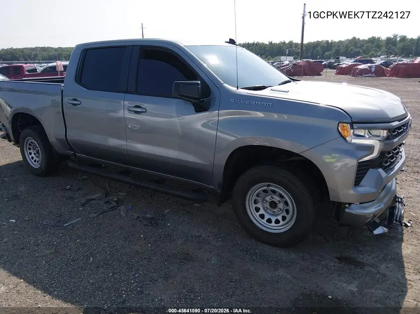 2026 Chevrolet Silverado 1500 4Wd Short Bed Rst VIN: 1GCPKWEK7TZ242127 Lot: 45641590