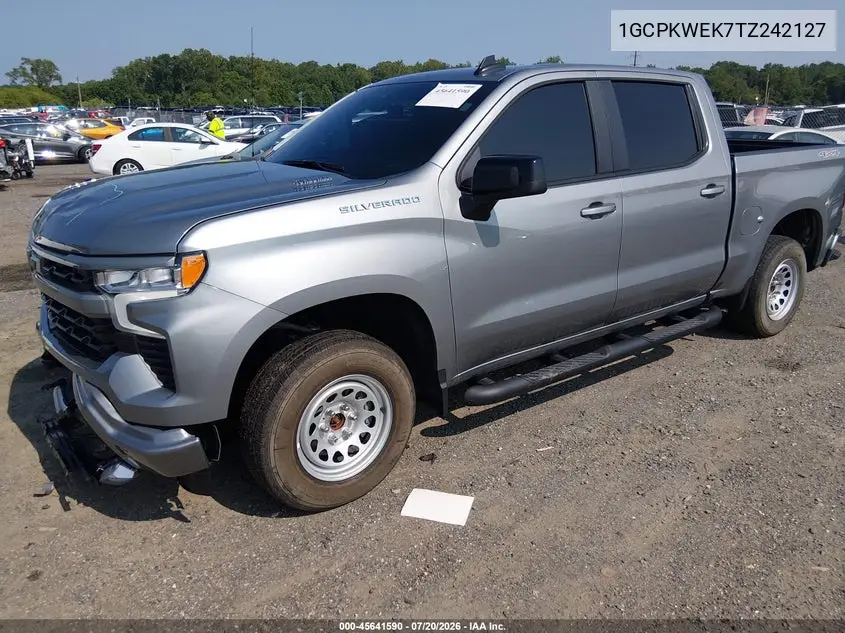 2026 Chevrolet Silverado 1500 4Wd Short Bed Rst VIN: 1GCPKWEK7TZ242127 Lot: 45641590
