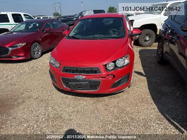 2012 Chevrolet Sonic Lt VIN: 1G1JC6EHXC4129642 Lot: 20269162