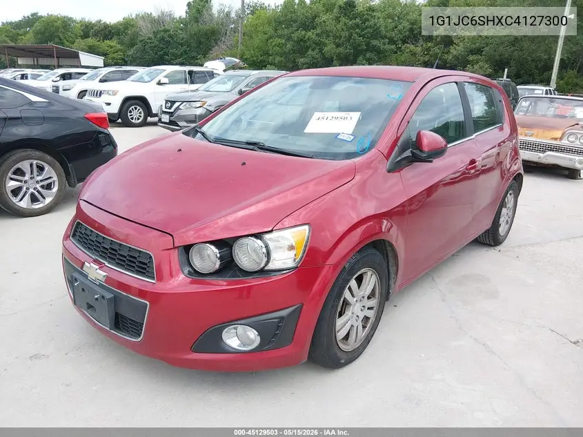 2012 Chevrolet Sonic 2Lt VIN: 1G1JC6SHXC4127300 Lot: 45129503