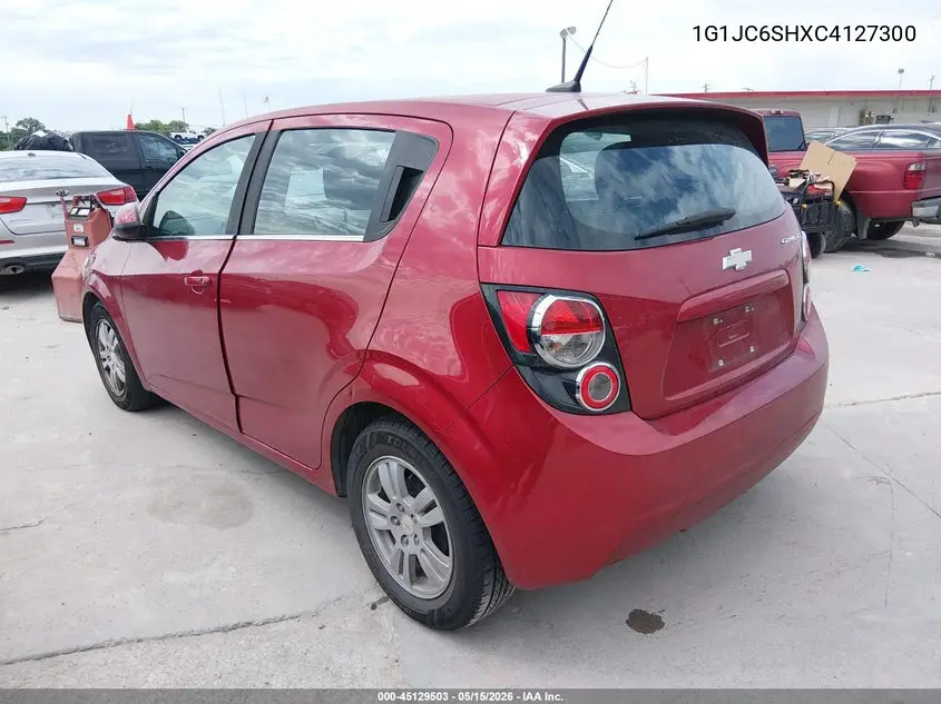 2012 Chevrolet Sonic 2Lt VIN: 1G1JC6SHXC4127300 Lot: 45129503