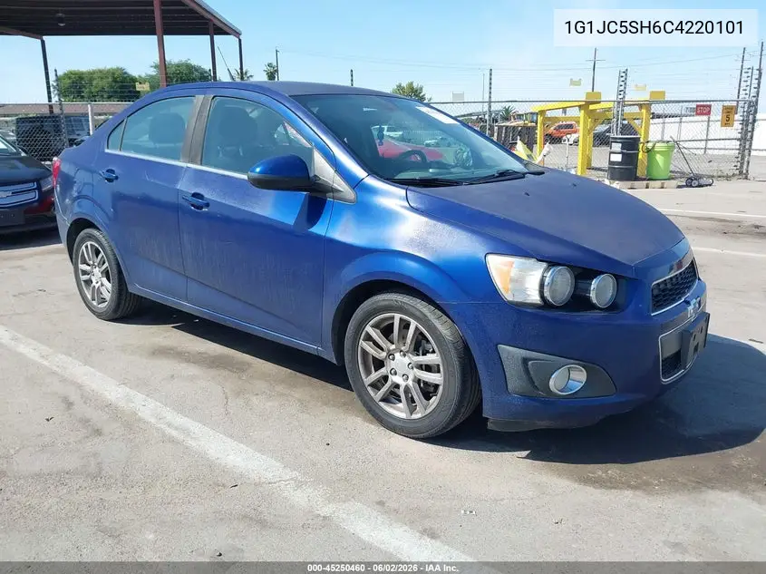 2012 Chevrolet Sonic 2Lt VIN: 1G1JC5SH6C4220101 Lot: 45250460