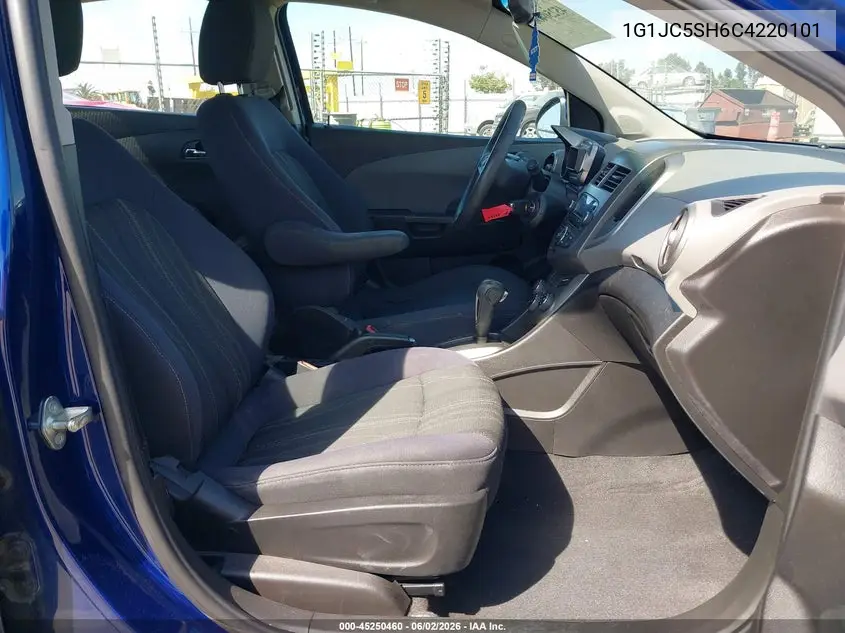 2012 Chevrolet Sonic 2Lt VIN: 1G1JC5SH6C4220101 Lot: 45250460