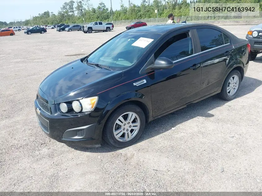 2012 Chevrolet Sonic 2Lt VIN: 1G1JC5SH7C4163942 Lot: 45273754
