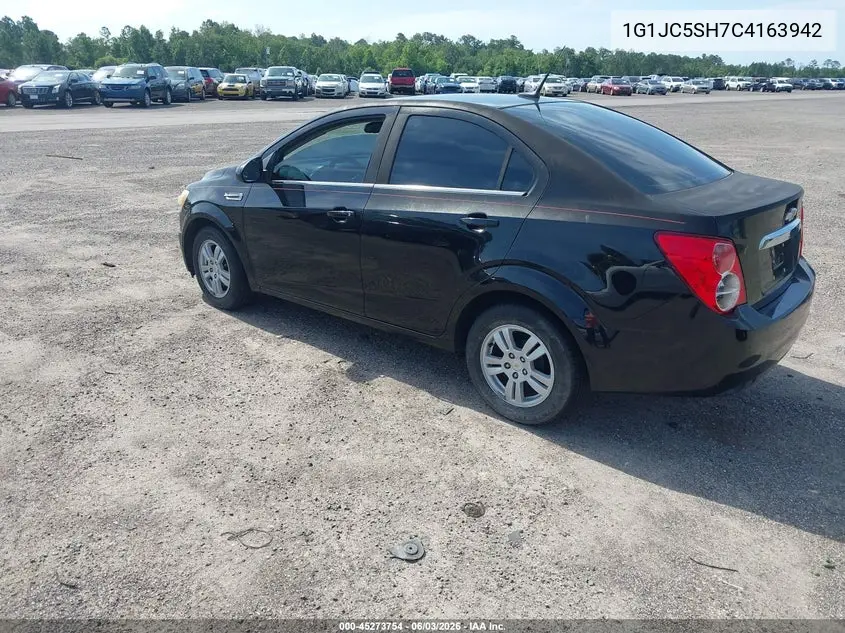 2012 Chevrolet Sonic 2Lt VIN: 1G1JC5SH7C4163942 Lot: 45273754
