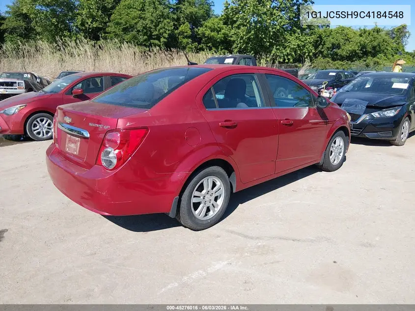 2012 Chevrolet Sonic 2Lt VIN: 1G1JC5SH9C4184548 Lot: 45276016