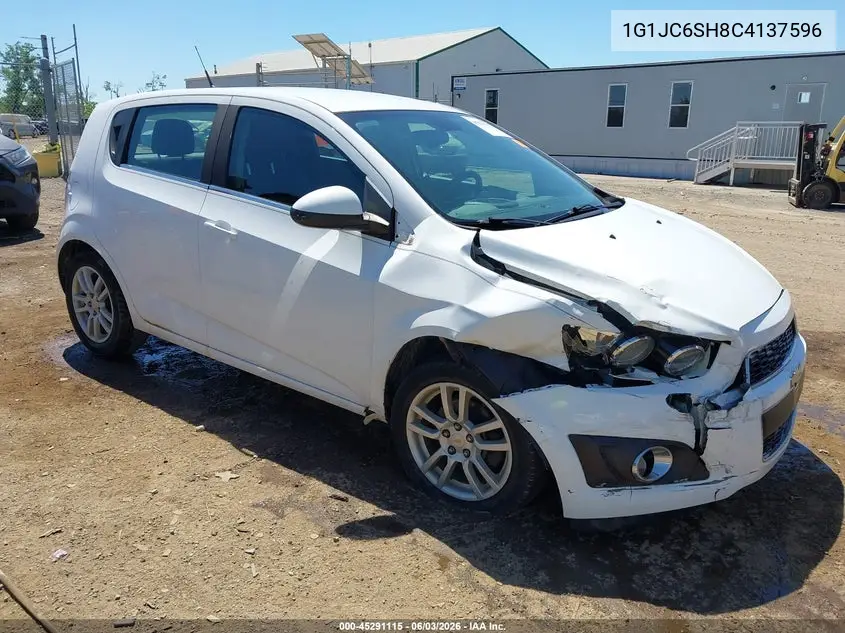 2012 Chevrolet Sonic 2Lt VIN: 1G1JC6SH8C4137596 Lot: 45291115
