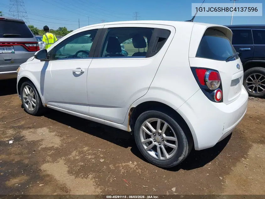 2012 Chevrolet Sonic 2Lt VIN: 1G1JC6SH8C4137596 Lot: 45291115