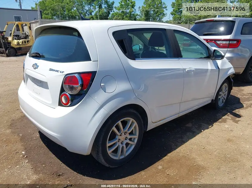 2012 Chevrolet Sonic 2Lt VIN: 1G1JC6SH8C4137596 Lot: 45291115