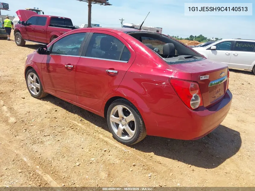 2012 Chevrolet Sonic 2Lz VIN: 1G1JE5SH9C4140513 Lot: 45291461