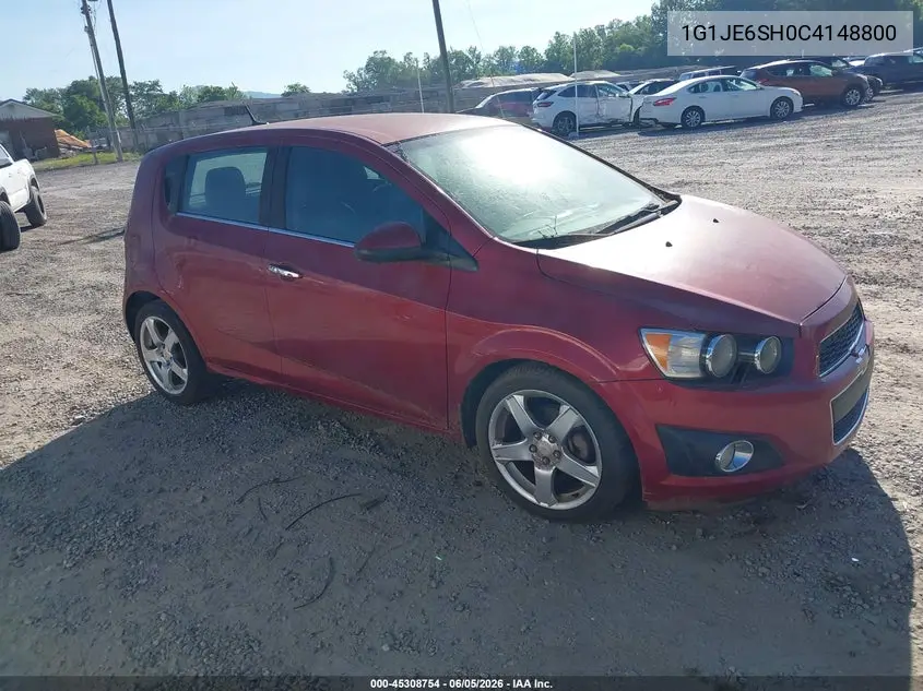 2012 Chevrolet Sonic 2Lz VIN: 1G1JE6SH0C4148800 Lot: 45308754