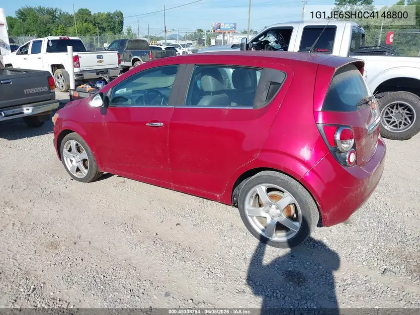 2012 Chevrolet Sonic 2Lz VIN: 1G1JE6SH0C4148800 Lot: 45308754