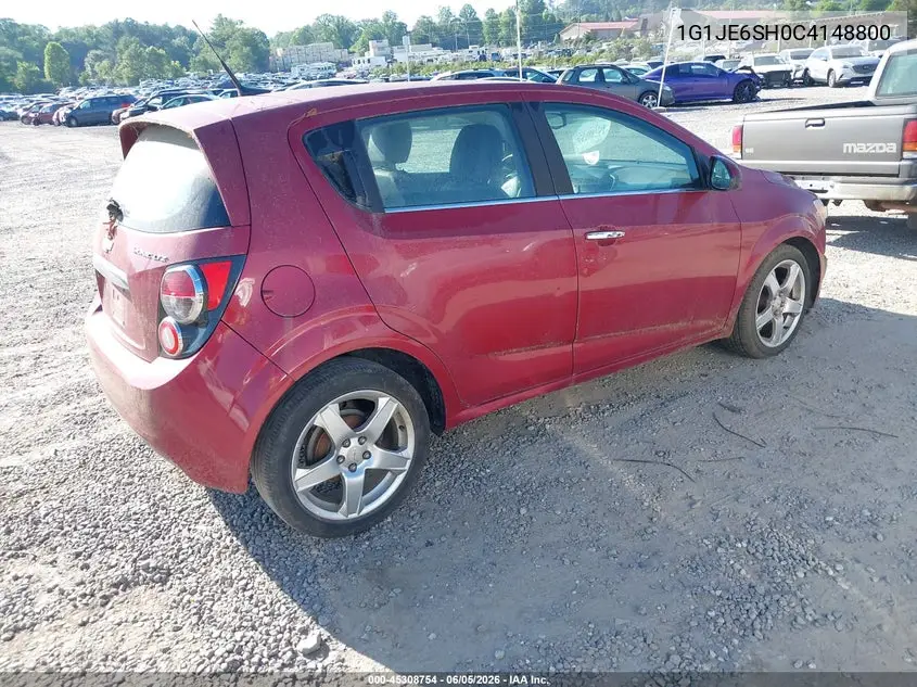 2012 Chevrolet Sonic 2Lz VIN: 1G1JE6SH0C4148800 Lot: 45308754