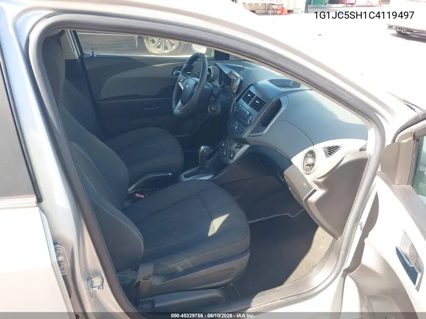 2012 Chevrolet Sonic 2Lt VIN: 1G1JC5SH1C4119497 Lot: 45329756