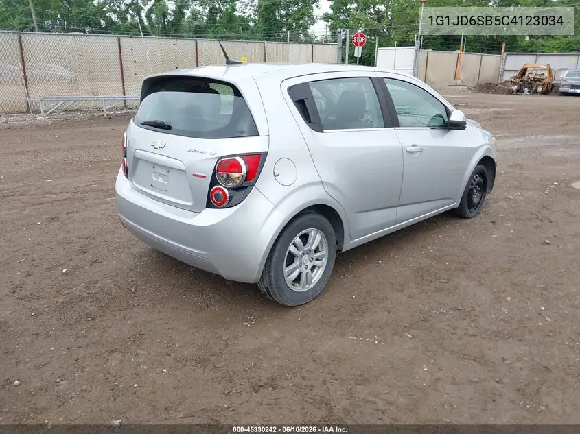 2012 Chevrolet Sonic 1Lt VIN: 1G1JD6SB5C4123034 Lot: 45330242