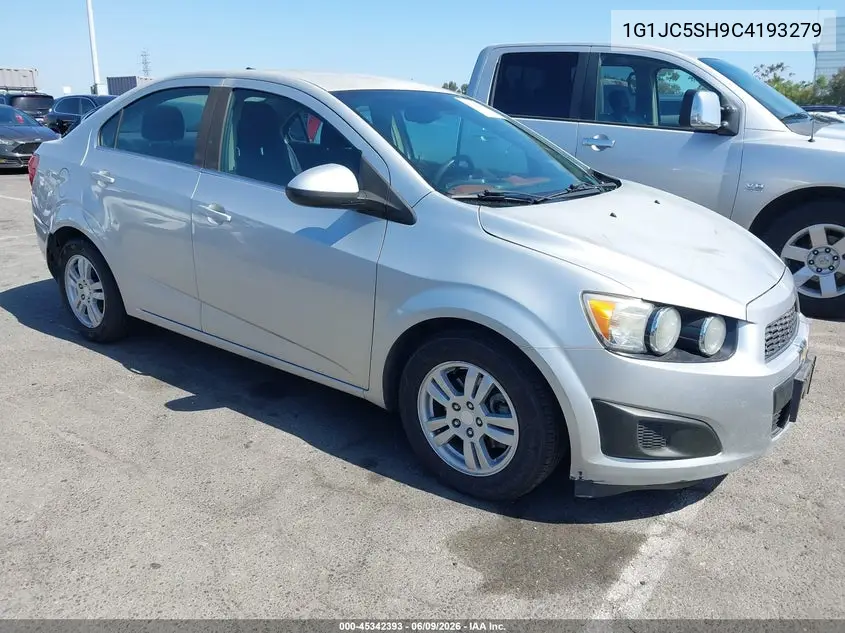 2012 Chevrolet Sonic 2Lt VIN: 1G1JC5SH9C4193279 Lot: 45342393