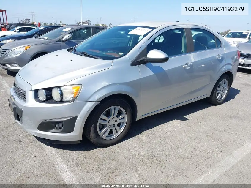 2012 Chevrolet Sonic 2Lt VIN: 1G1JC5SH9C4193279 Lot: 45342393