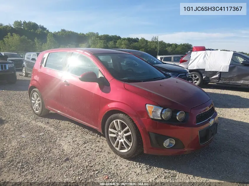 2012 Chevrolet Sonic 2Lt VIN: 1G1JC6SH3C4117367 Lot: 45384678
