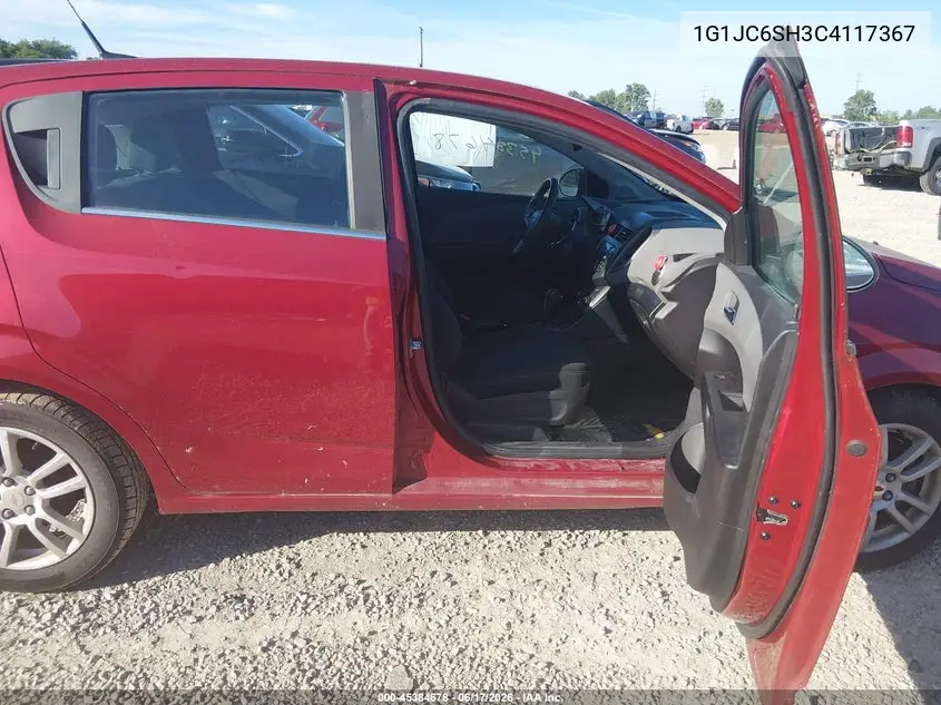 2012 Chevrolet Sonic 2Lt VIN: 1G1JC6SH3C4117367 Lot: 45384678