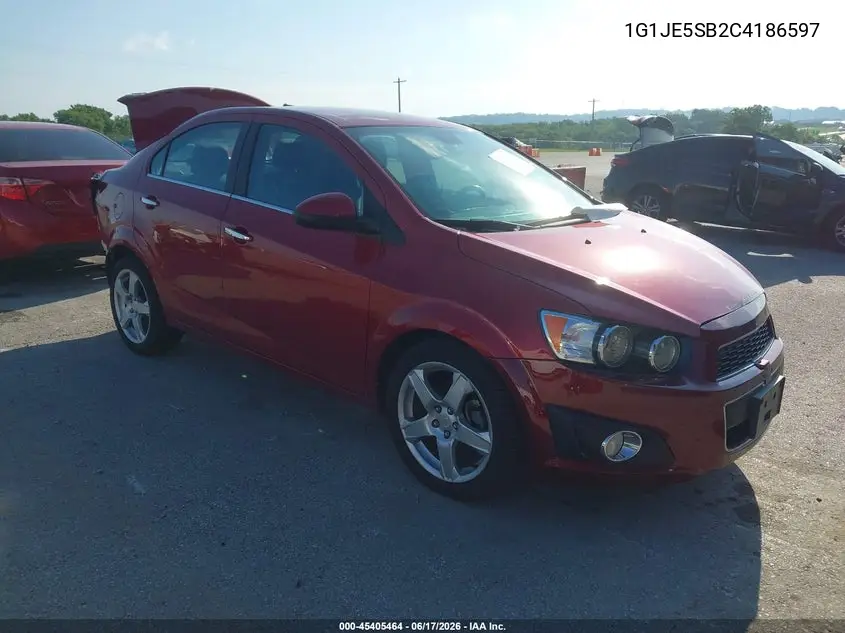 2012 Chevrolet Sonic 2Lz VIN: 1G1JE5SB2C4186597 Lot: 45405464