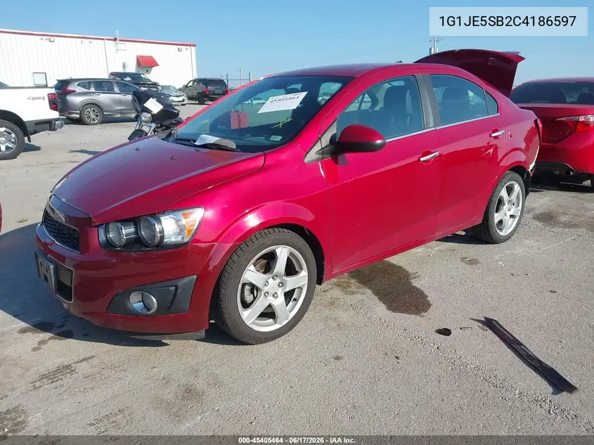 2012 Chevrolet Sonic 2Lz VIN: 1G1JE5SB2C4186597 Lot: 45405464