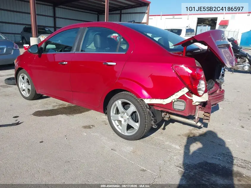 2012 Chevrolet Sonic 2Lz VIN: 1G1JE5SB2C4186597 Lot: 45405464
